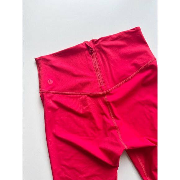 LULULEMON Train To Beach High Rise 10" True Red Swim Shorts, Size 6 - Picture 12 of 16